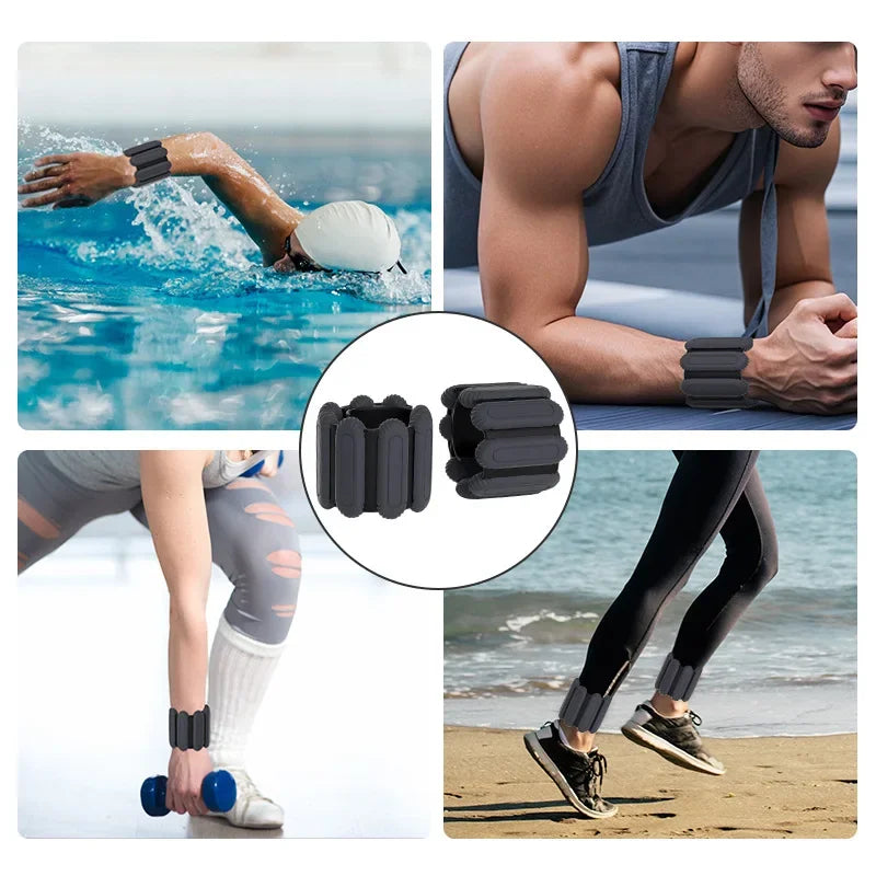 Maison Adjustable Wrist Weights | Toning Weights for Walking, Pilates & Everyday Workouts